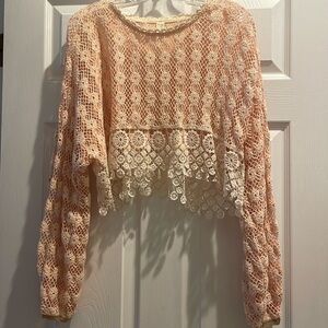 Free people boho top! So cute and flowy